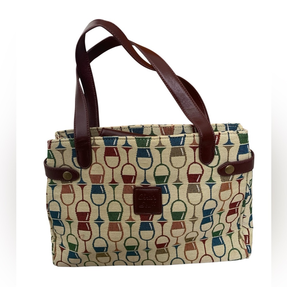 Chris’s Stuff Bag with Wine Pattern